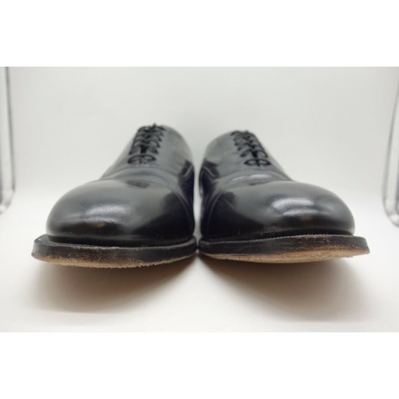 Johnston Murphy Optima USA Black Leather Cap Toe Lace Up Oxfords Shoes Mens 15 D main image 6
